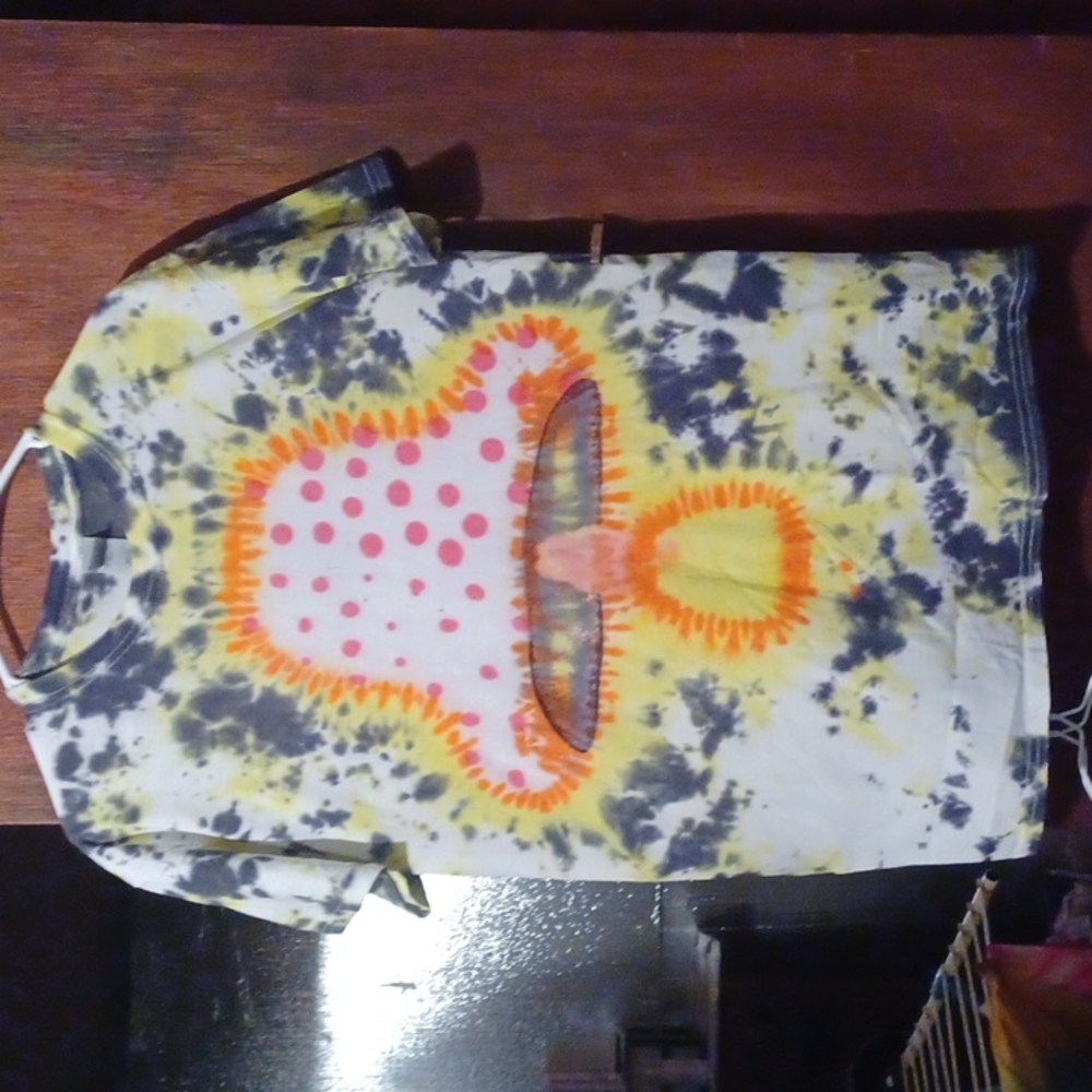 Mushroom tie-dye masterpiece t-shirt